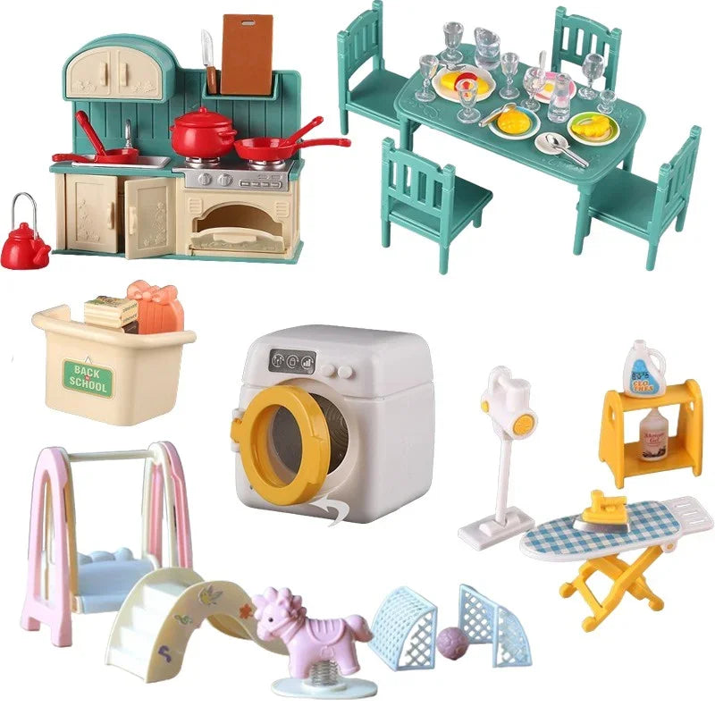 Miniature Furniture Forest Family