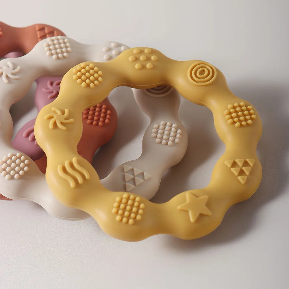 silicone ring teether