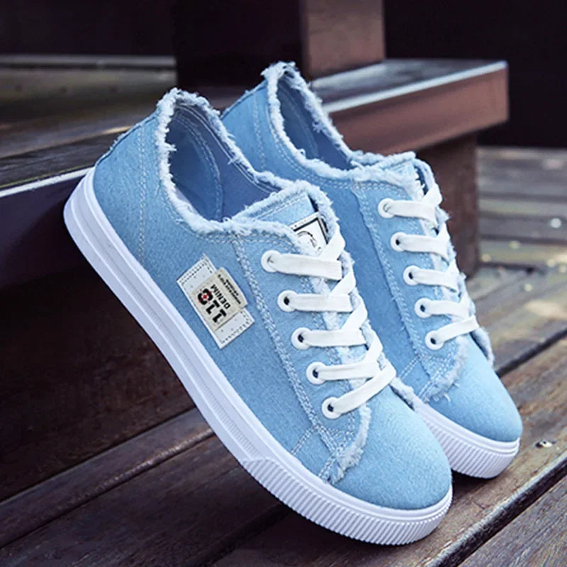 Canvas Sneaker Low Top Denim Slip ons