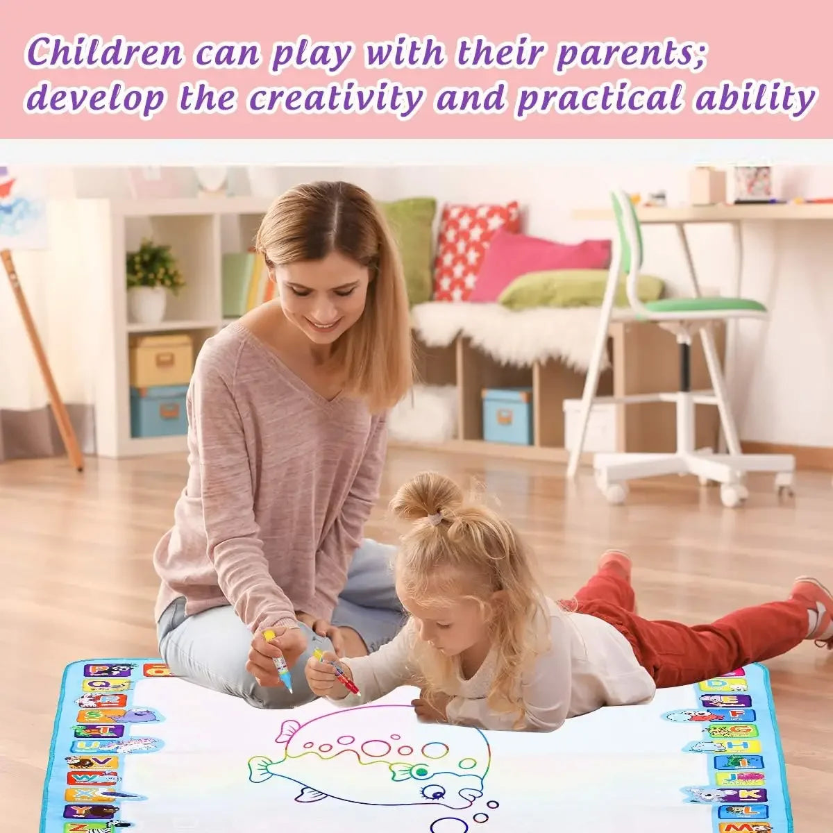 100x80CM Magic Water Drawing Mat