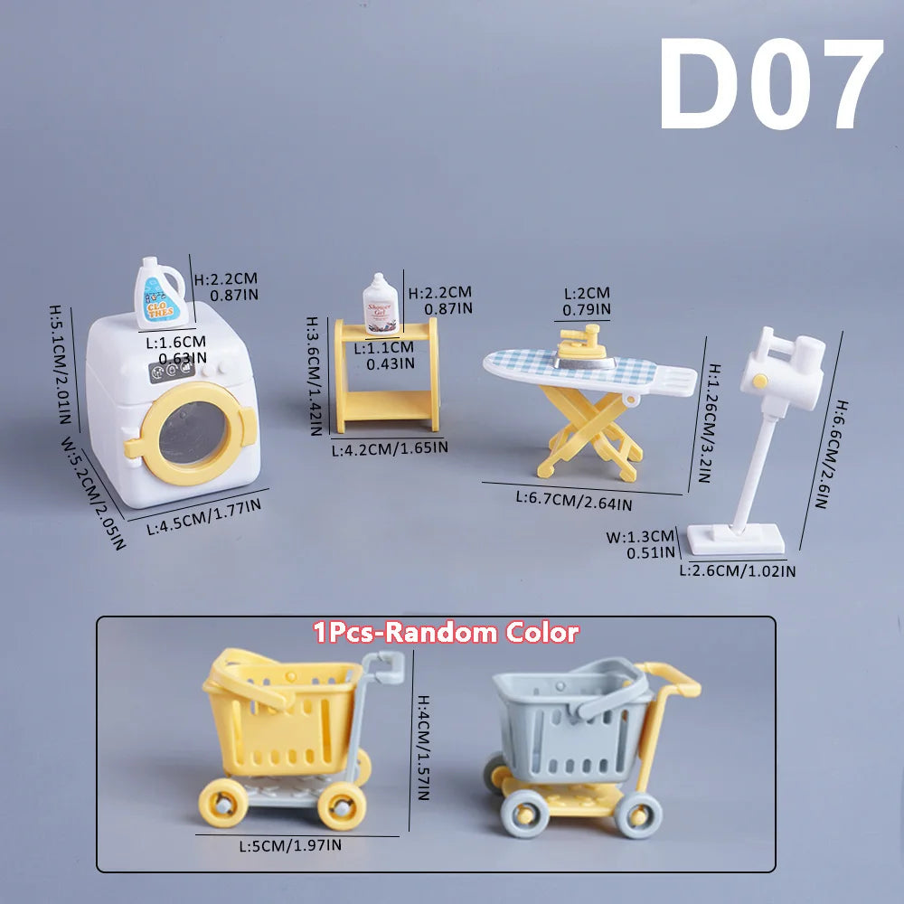 Miniature Furniture Forest Family Kitchen Toy