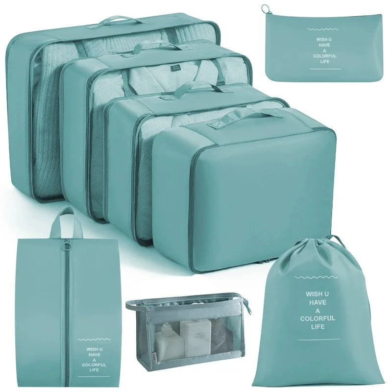 7/8/9-piece Set Travel Storage Bags