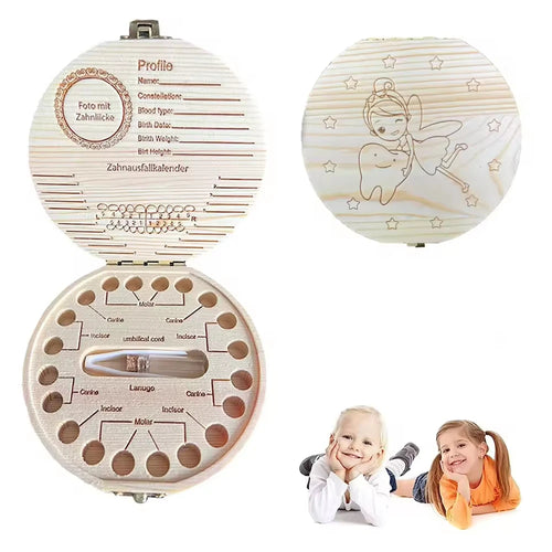 1PC Children's Milk Tooth Box
