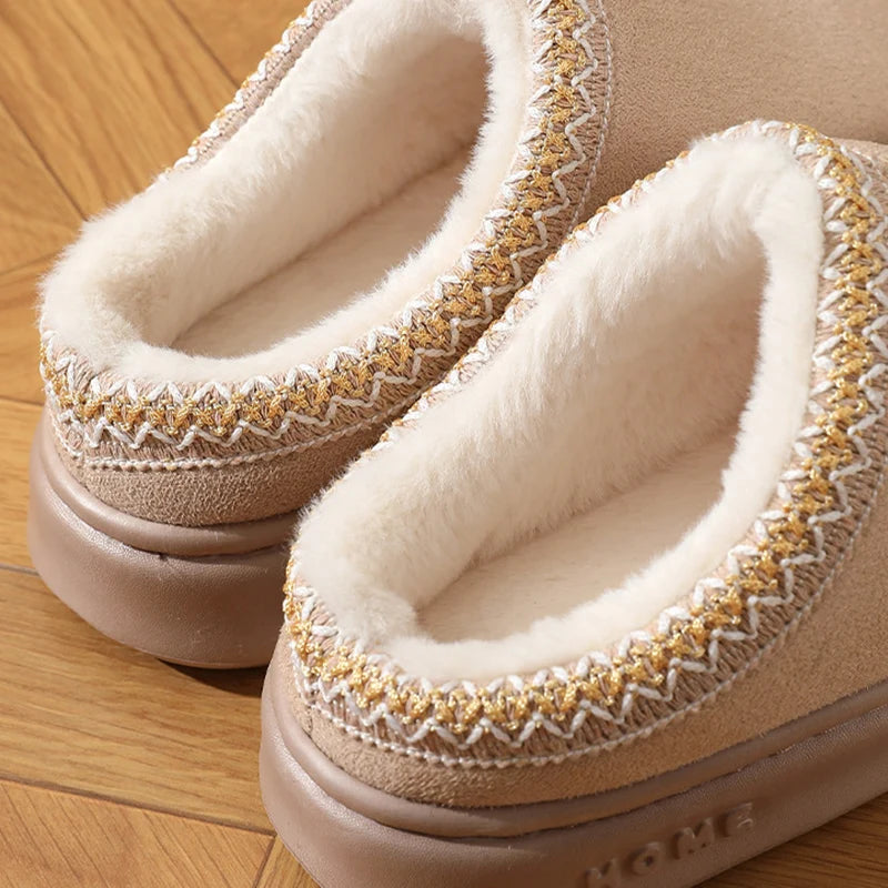Womens faux fur Slippers