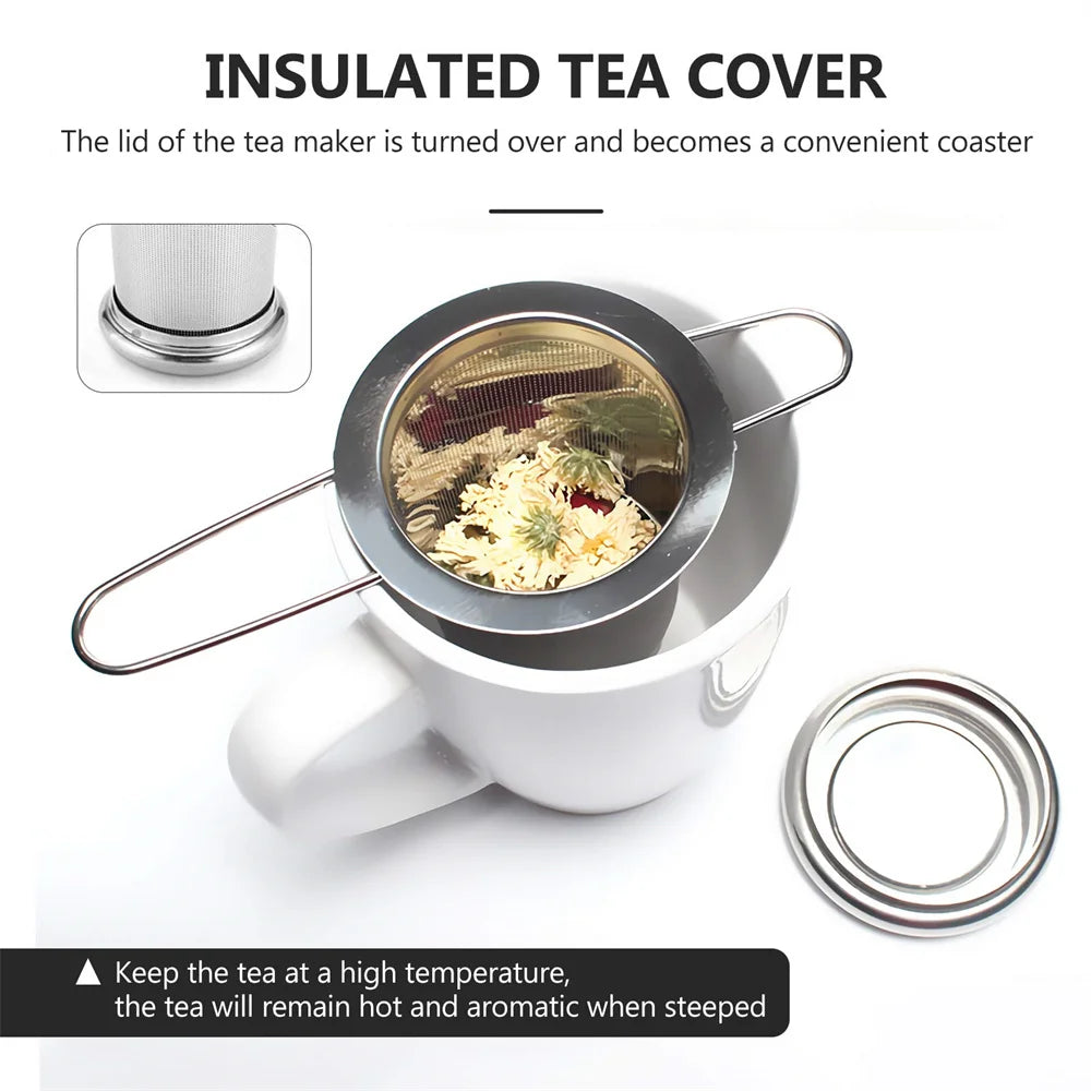 Stainless Steel Mesh Tea Infuser with Lid
