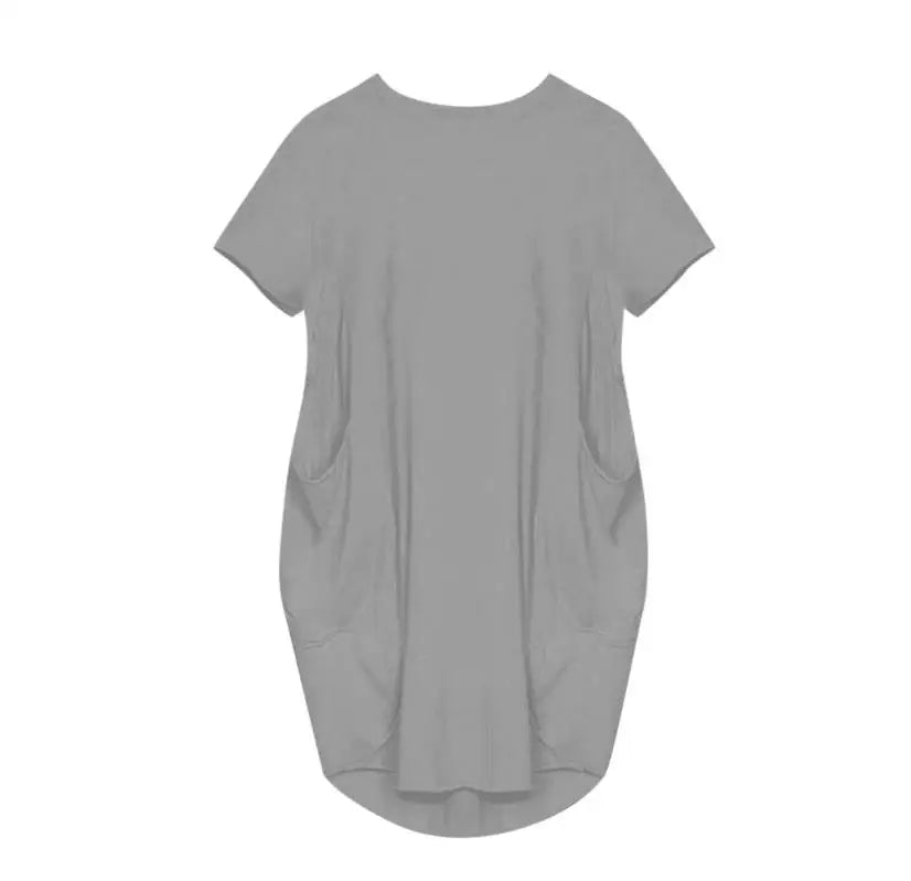 Plus Size Short Sleeve long dress