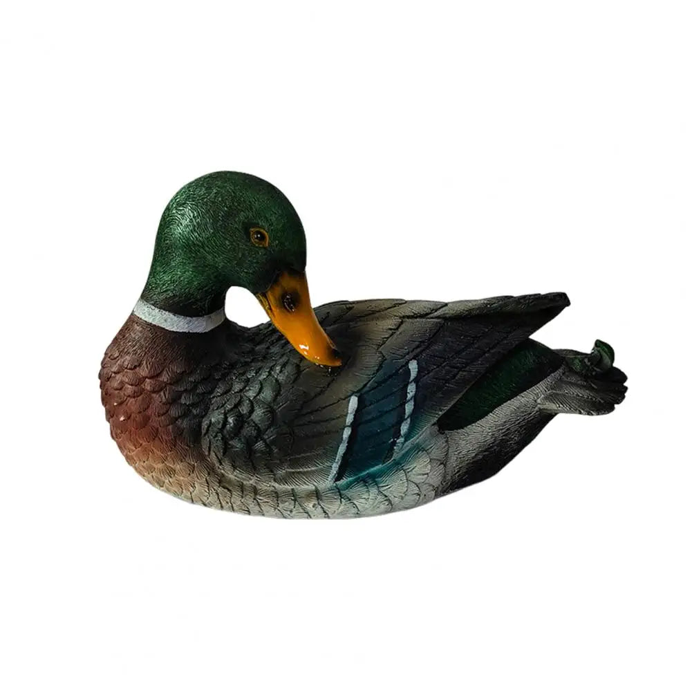 Floating Duck Sculpture Resin Duck Statue Garden Pond Landscape Decoration Floating Duck Outdoor Ornament Gift for Nature Lovers