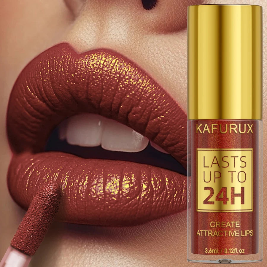 14 Colors Glitter Metallic Lip Glaze
