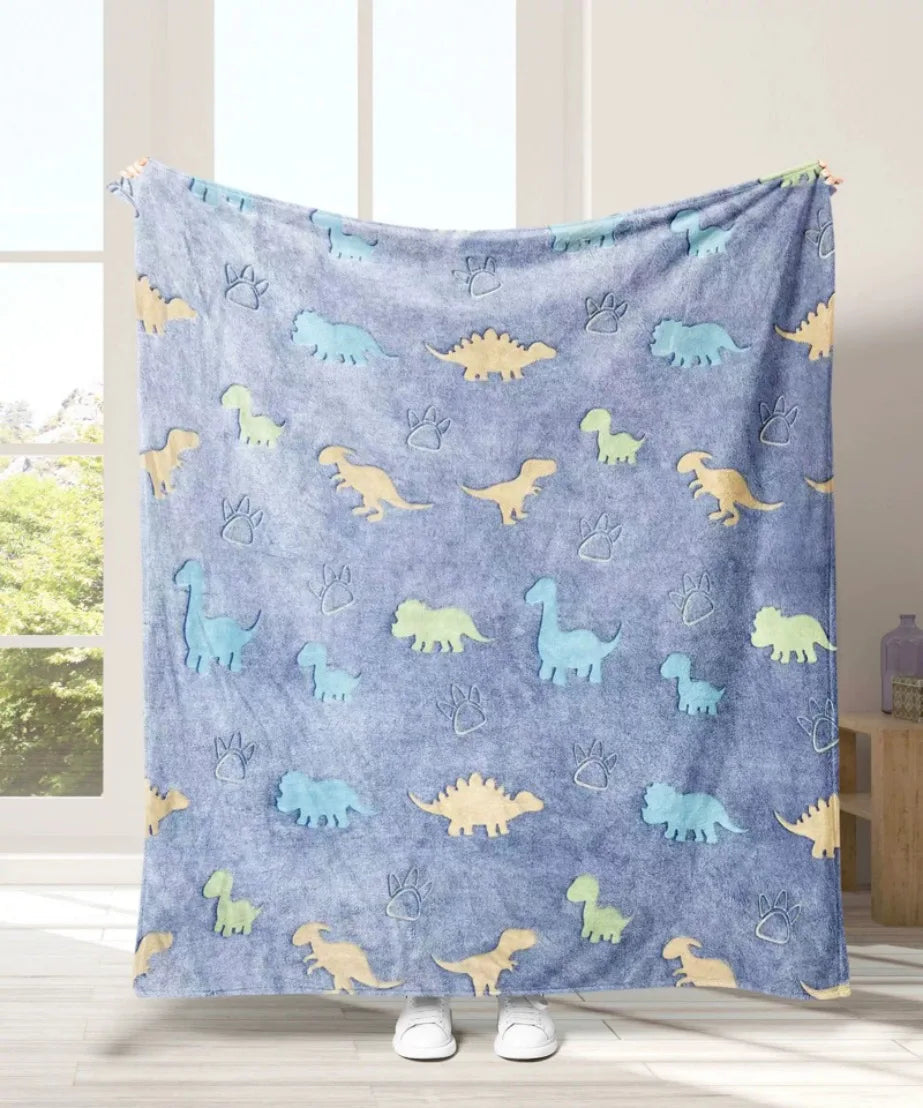 New spacecra Glow in The Dark Blanket Unicorn Gift