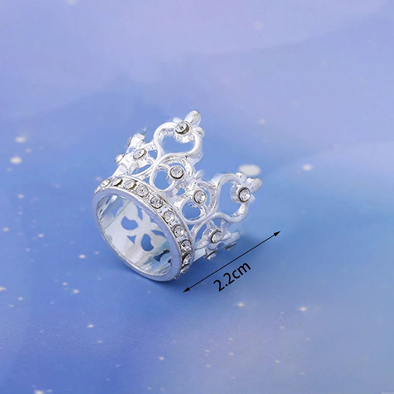 Mini Crown Alloy Princess Crown Kids Hair Accessories Birthday Festival Performance Party Cake Decorating Tool