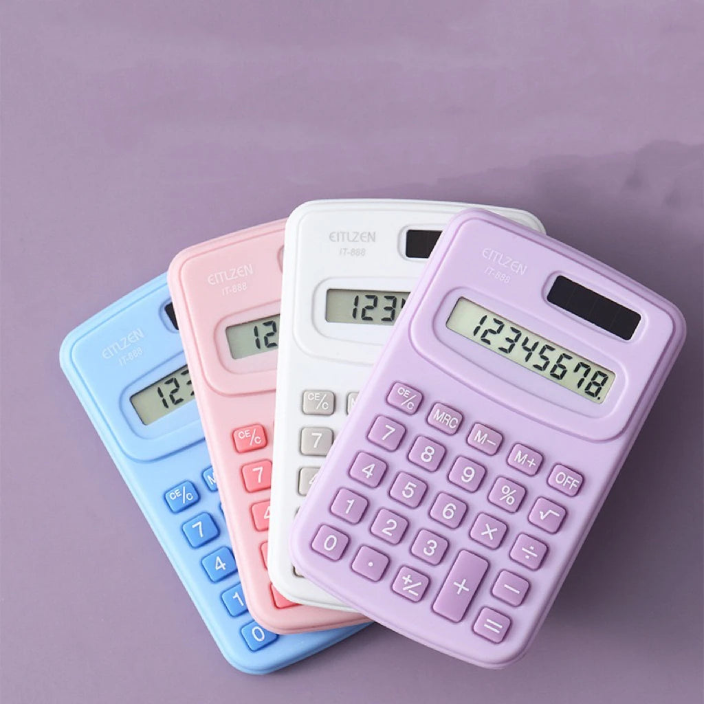 Cute Mini Fresh Solar Calculator