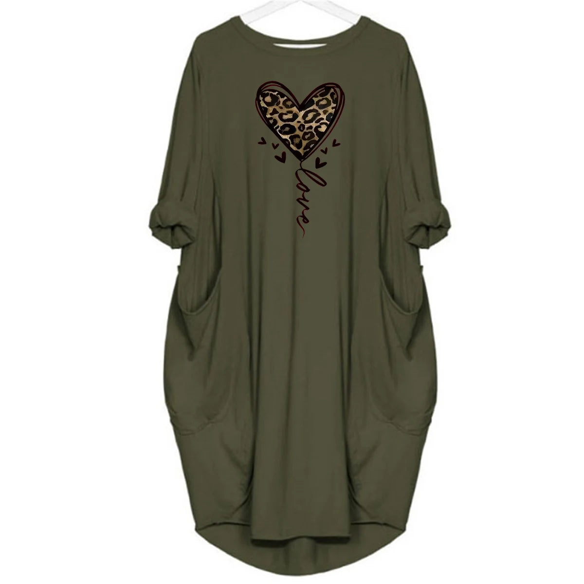 Heart Shaped  Tee Dress