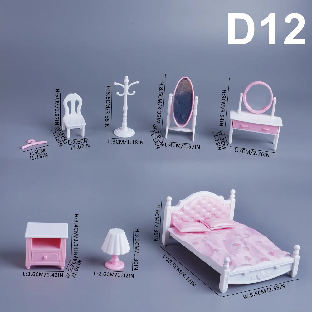Miniature Furniture Forest Family Kitchen Toy
