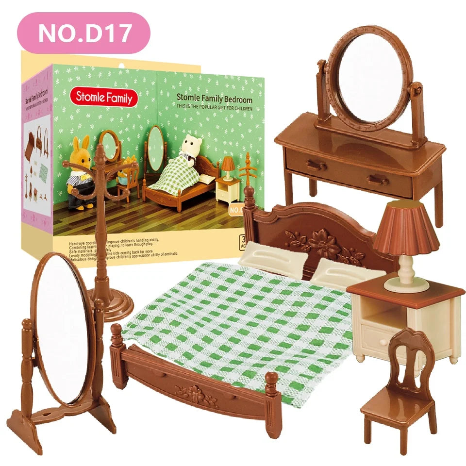 Miniature Furniture Forest Family