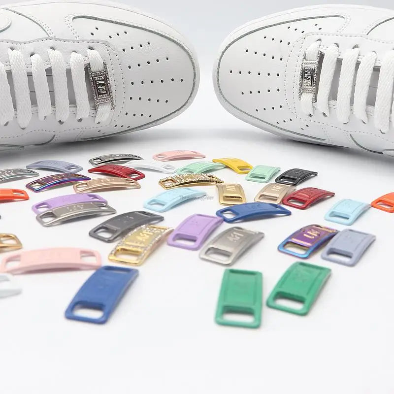 White Flat laces and Shoe Decoration Suit Sneaker Shoelace Fashion Air Force One Shoes Accessories