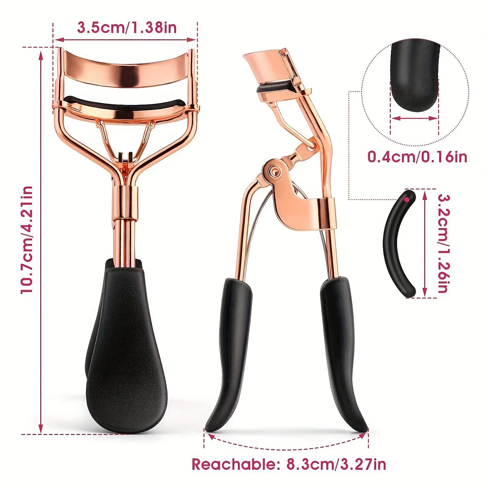 11/16PCS Eyelash Curler with 10pcs Replacement Pads