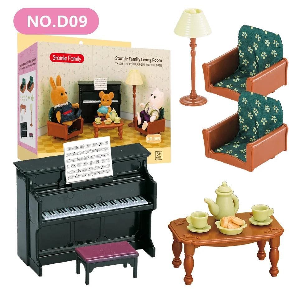 Miniature Furniture Forest Family
