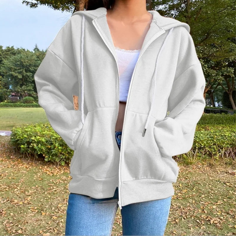 Drawstring Pockets Loose jackets