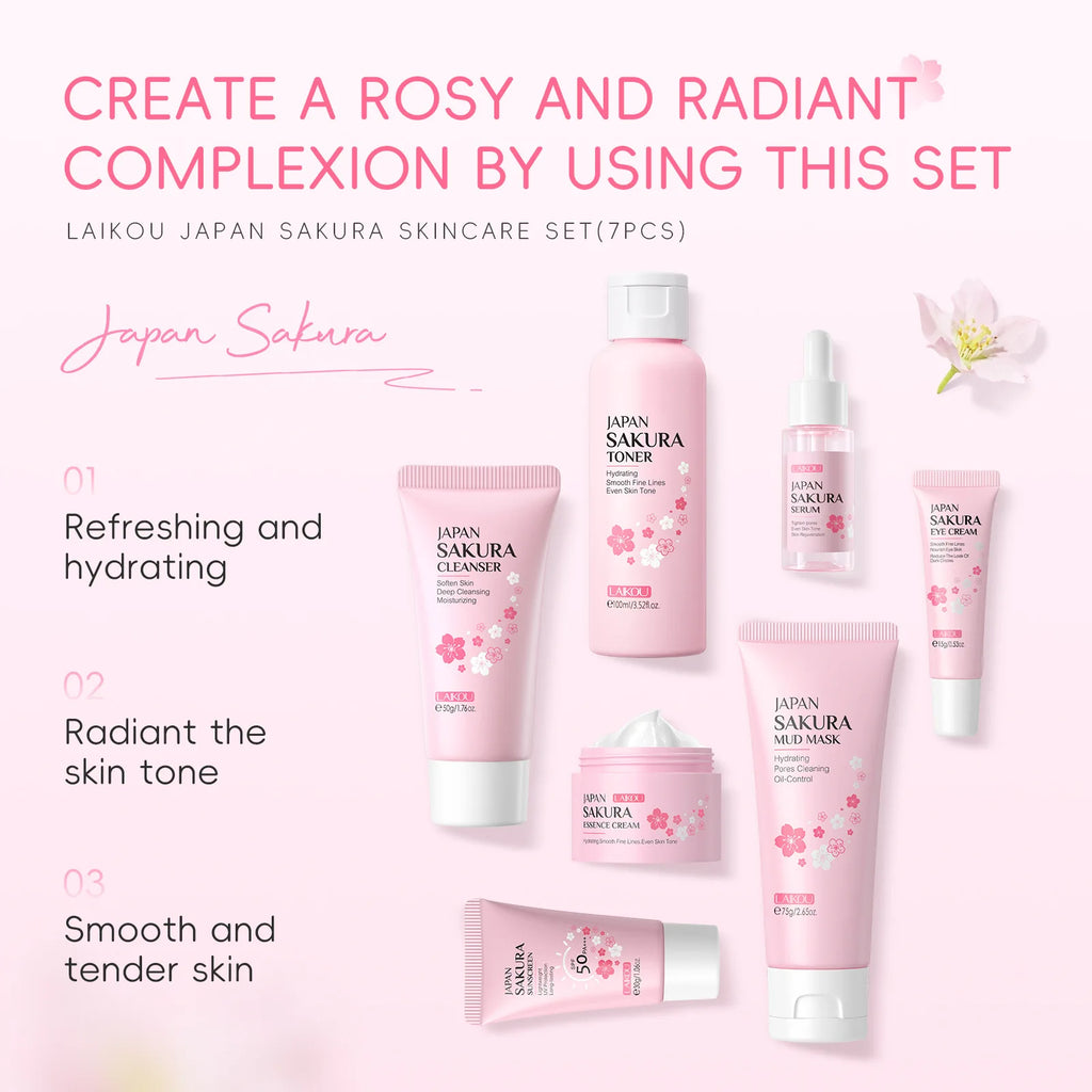 Korean Sakura Skincare Set