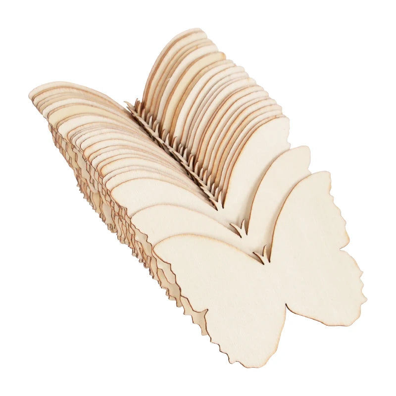 10pcs Wooden Butterfly templates