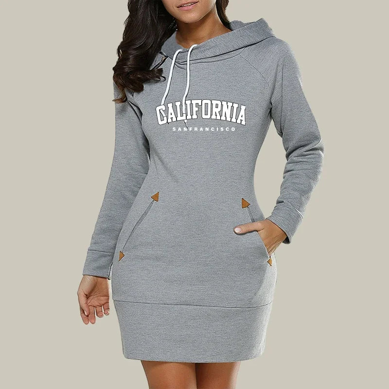 California Dress With Hood