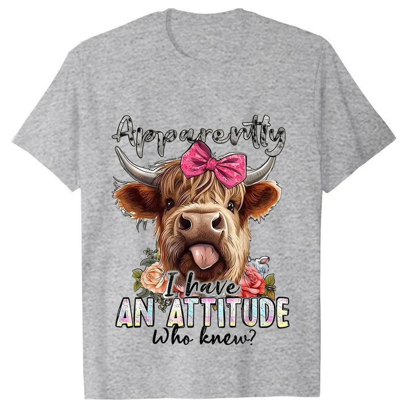 Highland Cow Print T-Shirts