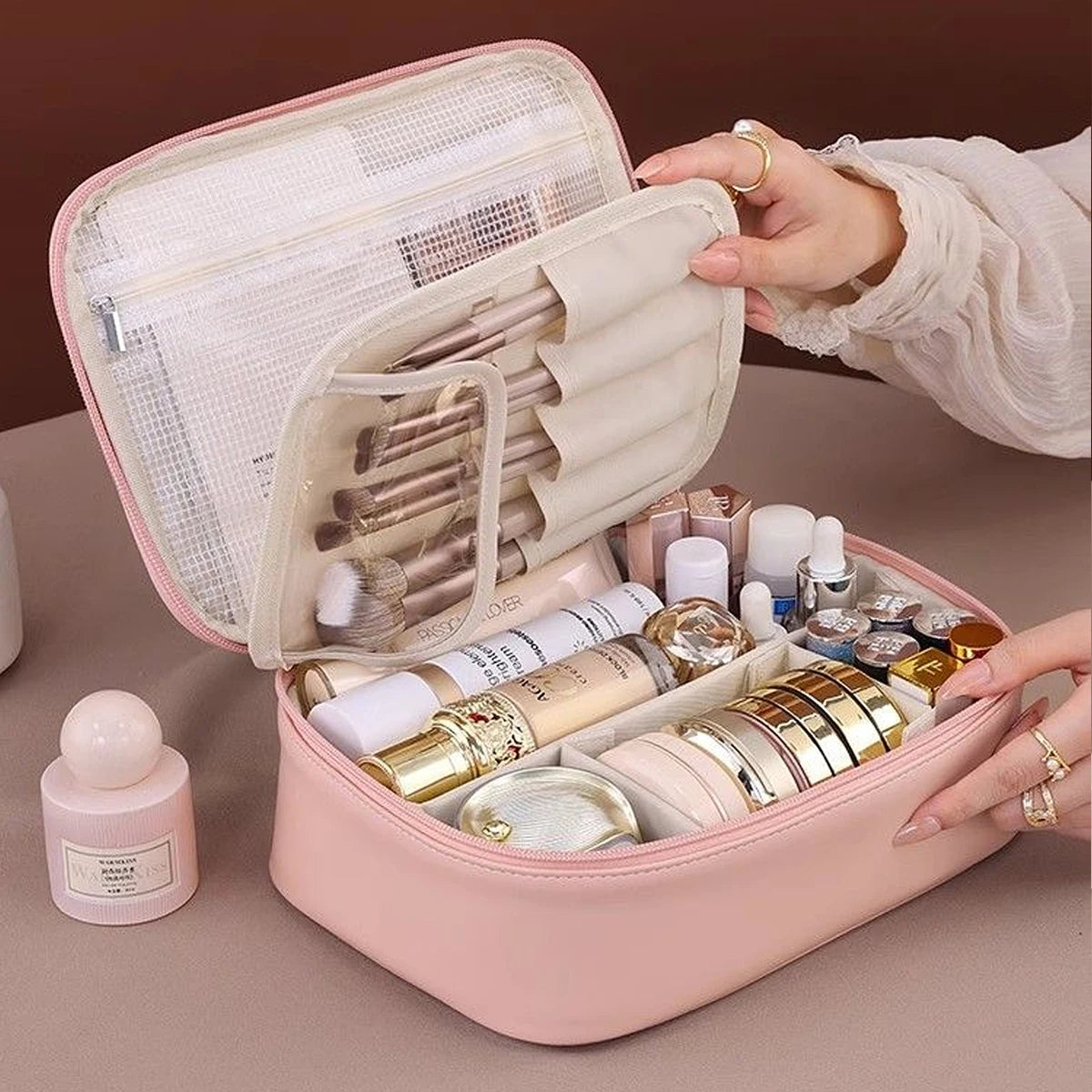 Waterproof PU Makeup Bag