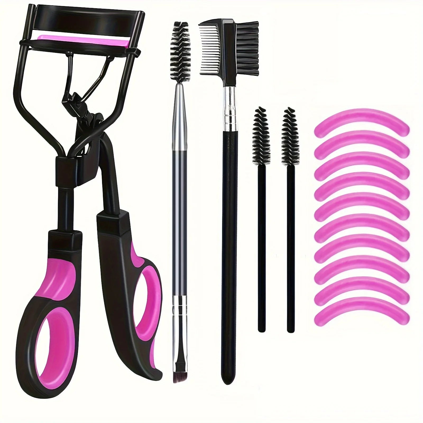 11/16PCS Eyelash Curler with 10pcs Replacement Pads