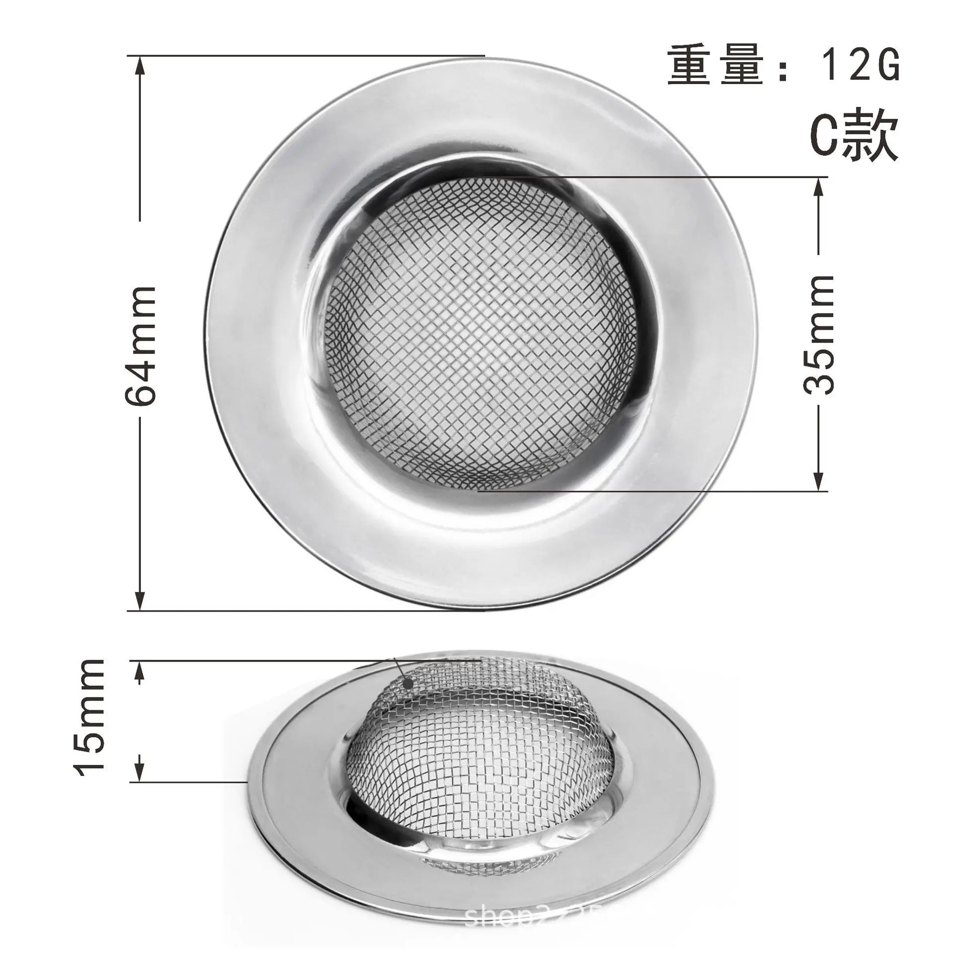 Kitchen Sink Filter Stainless Steel Sink Sewer Mesh Strainers Kitchen Tools Bathroom Floor Drains Hair Catcher Waste Plug Filter
