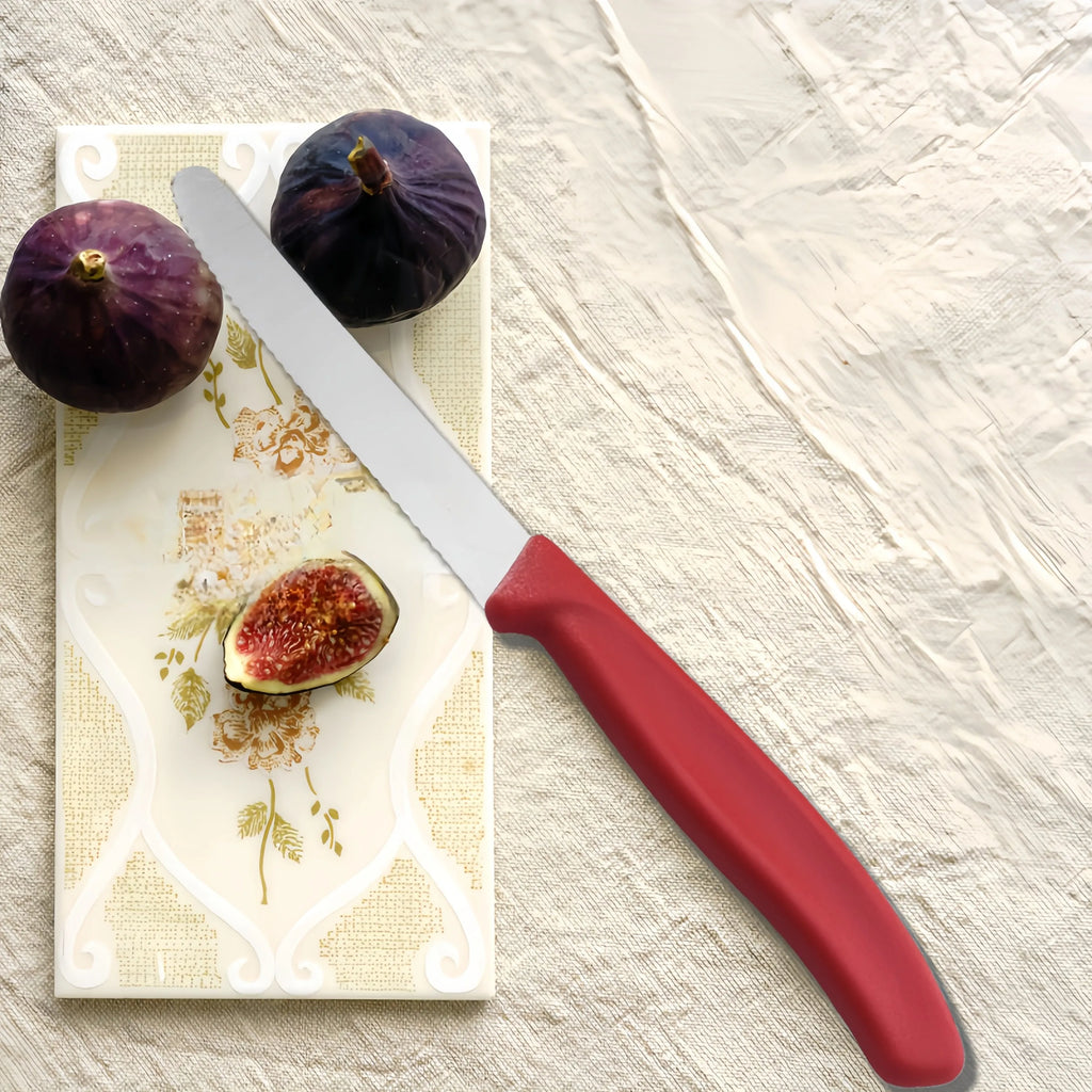4/6/8 Stainless Steel Serrated Steak knife Round Tip Fruit And Vegetable Paring Knife Kitchen Baking Toast Serrated Bread Knives