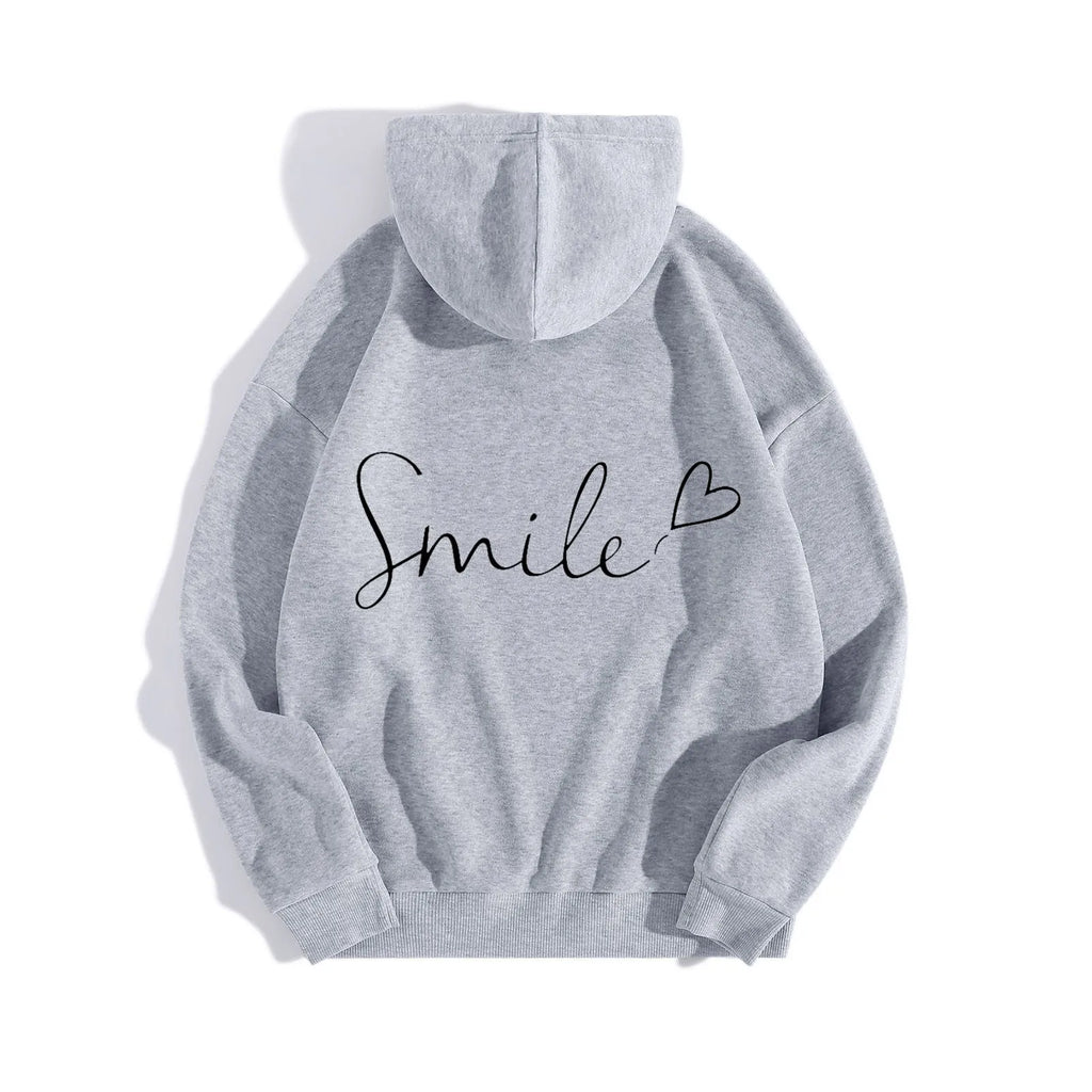 Grey Smile Hoodie