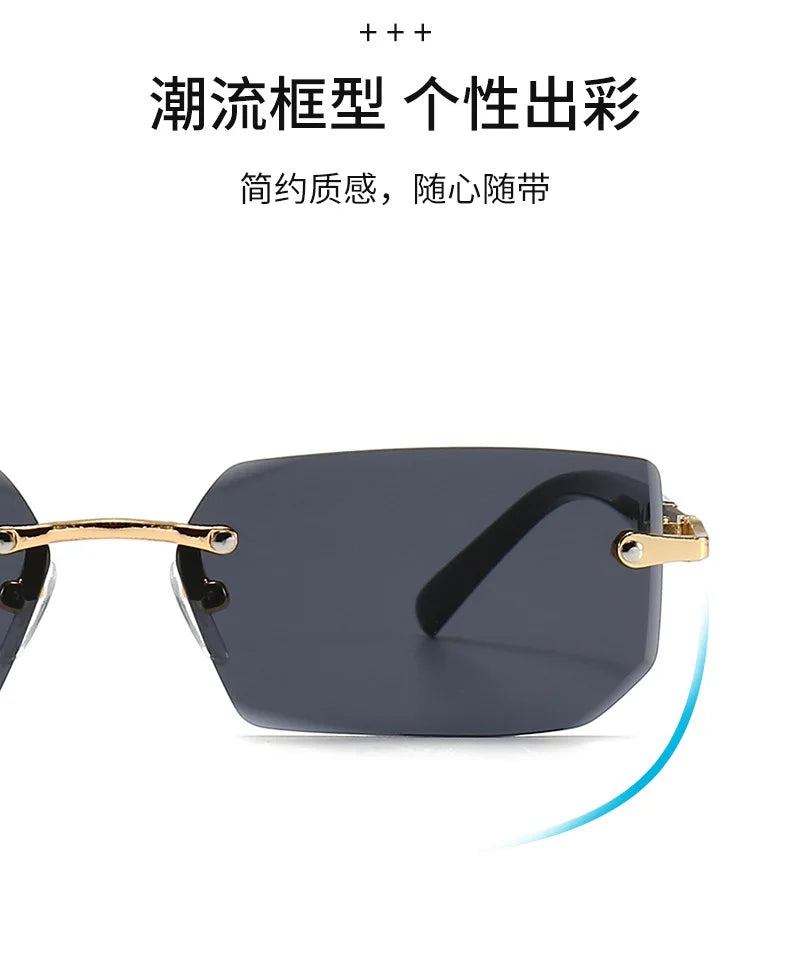 Rimless Sunglasses
