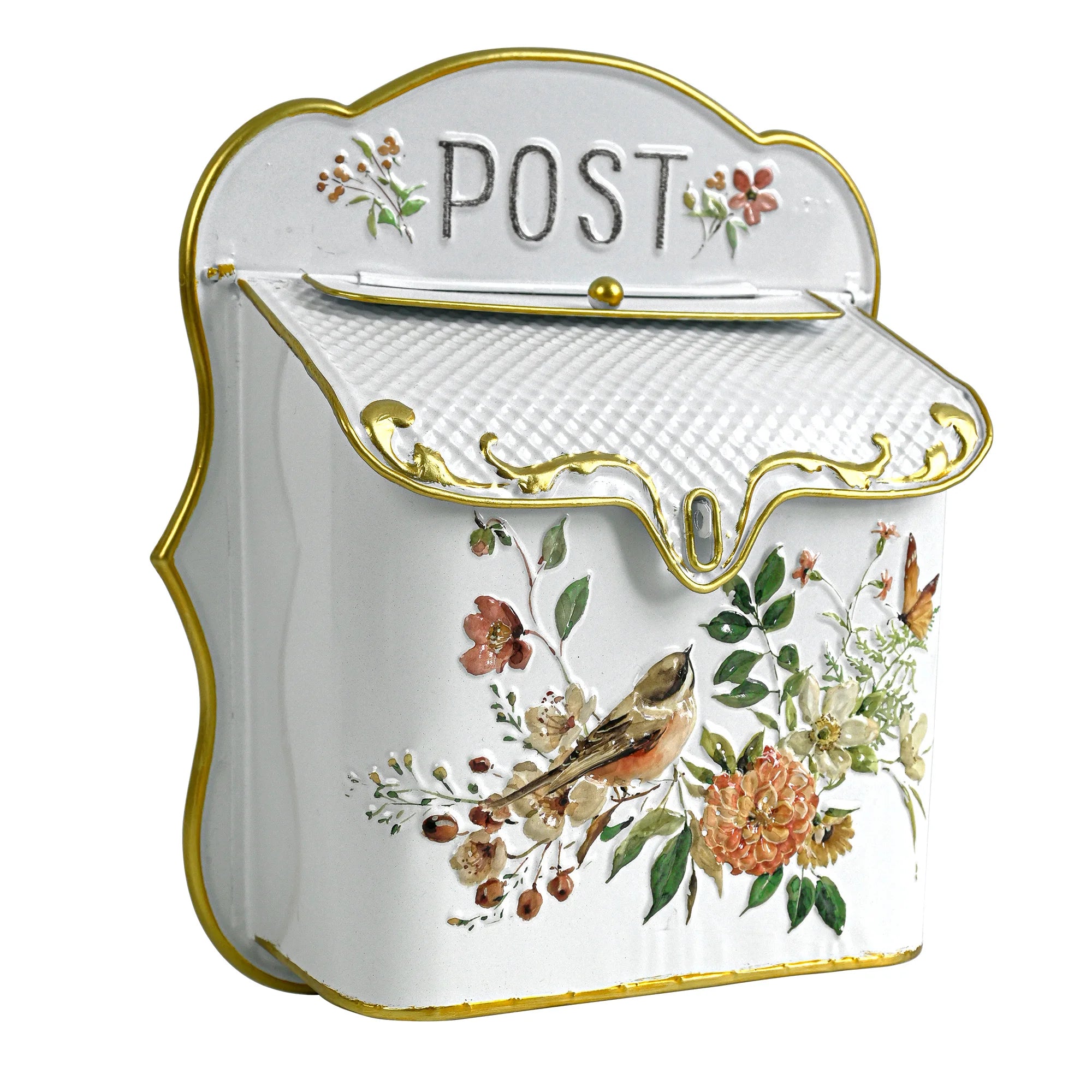 Garden Decoration Crafts, Wall Mounted Post Box, Vintage Mailboxes, Metal Farmhouse Letter Box