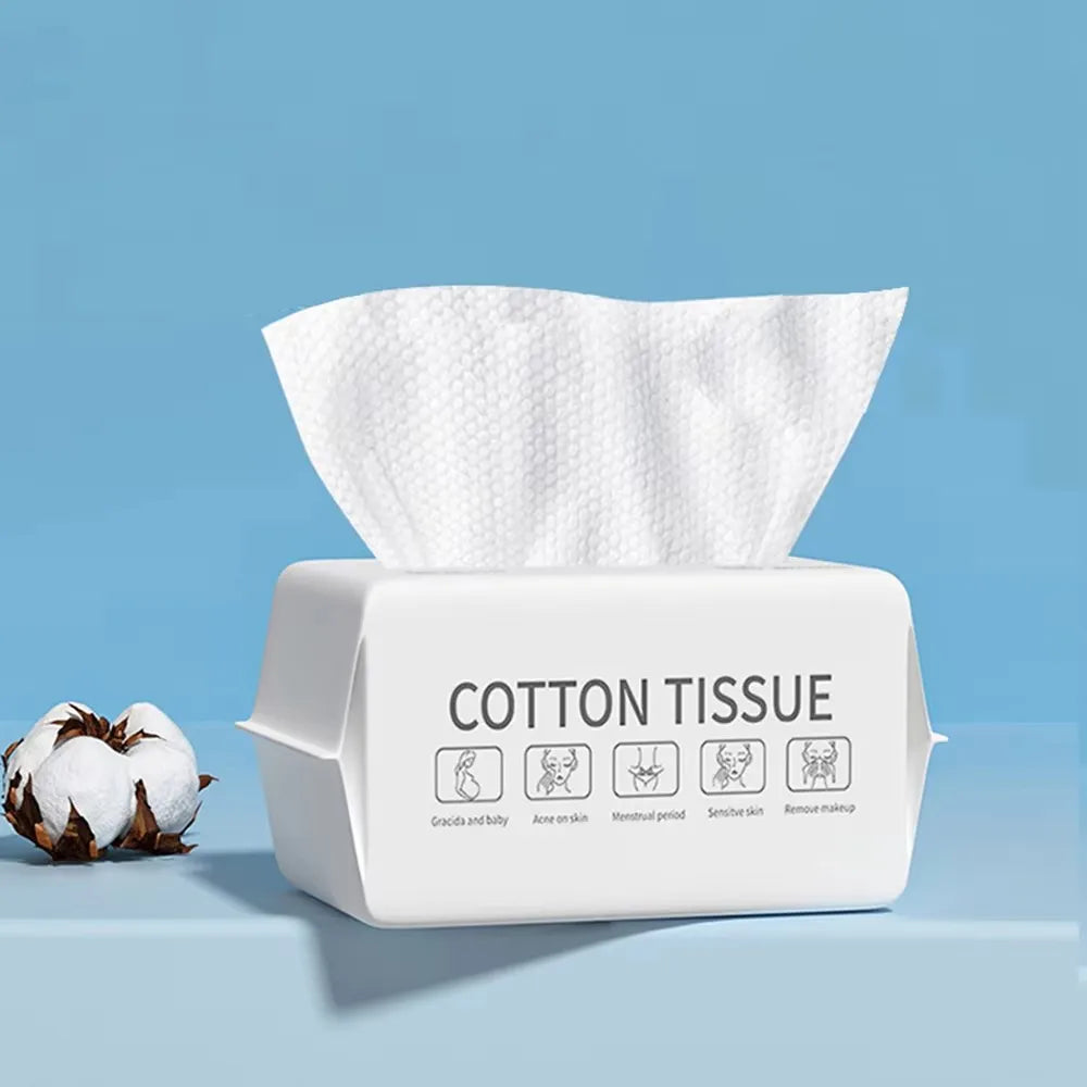 100PCS Natural Disposable Face Towel