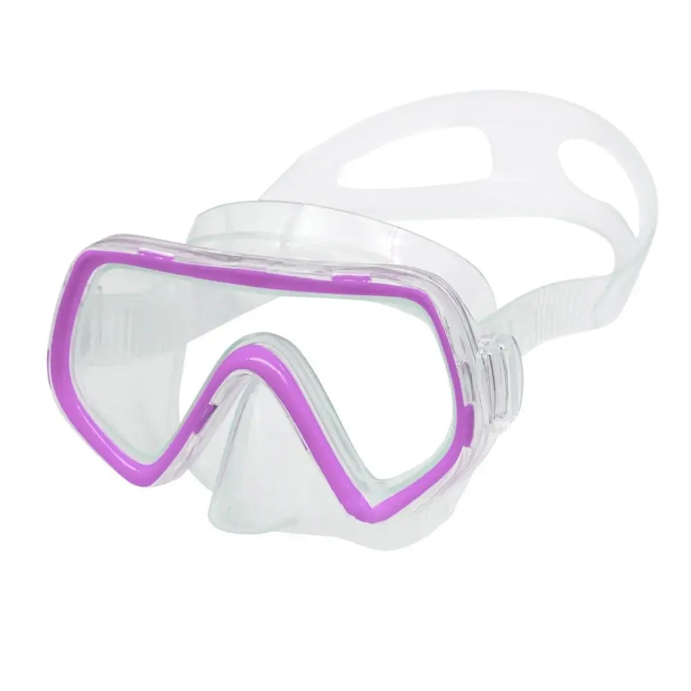 PVC Strap Kids Swim Goggles Anti Fog with Nose Cover