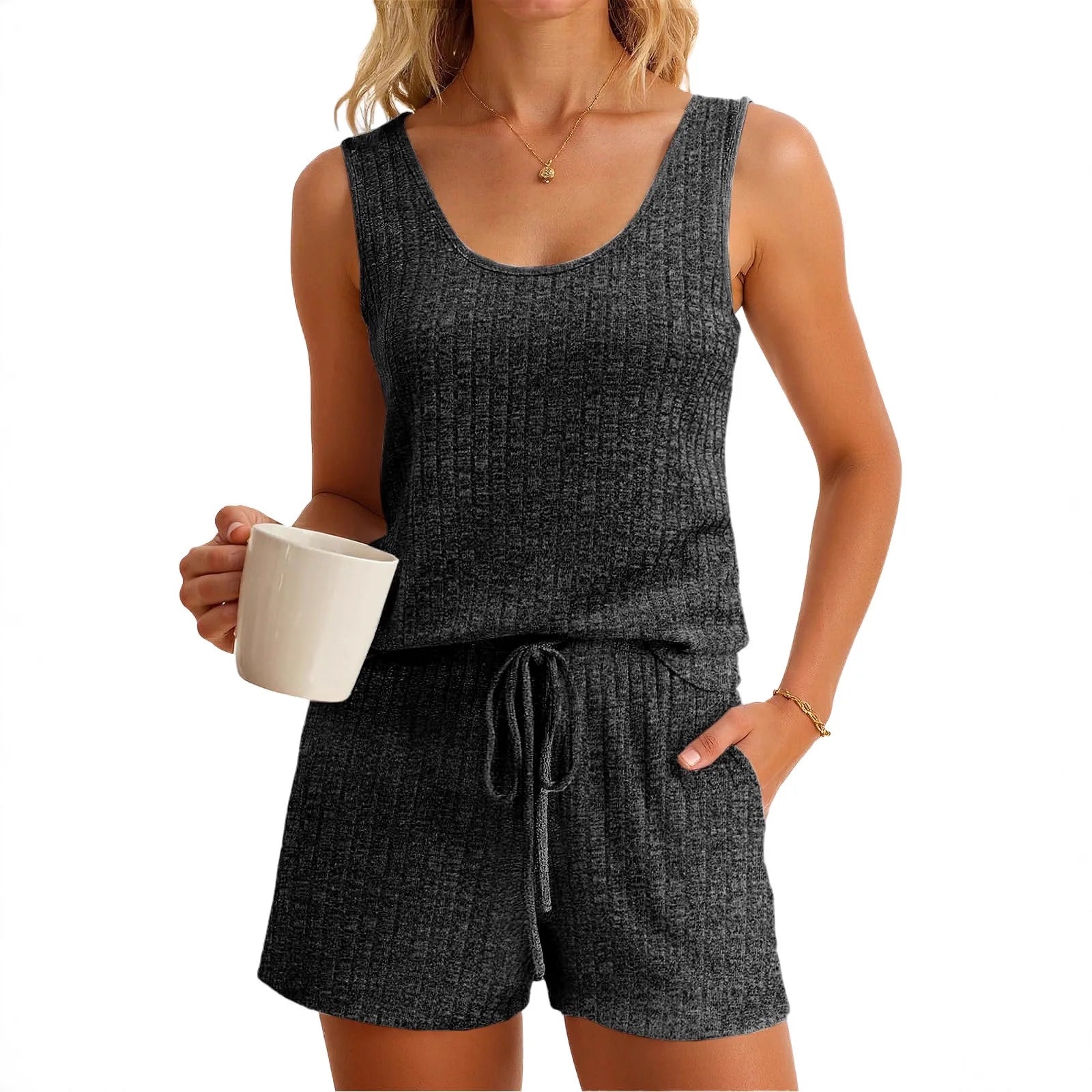Vest and shorts 2pc set