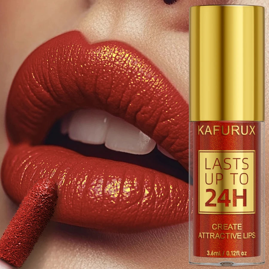 14 Colors Glitter Metallic Lip Glaze