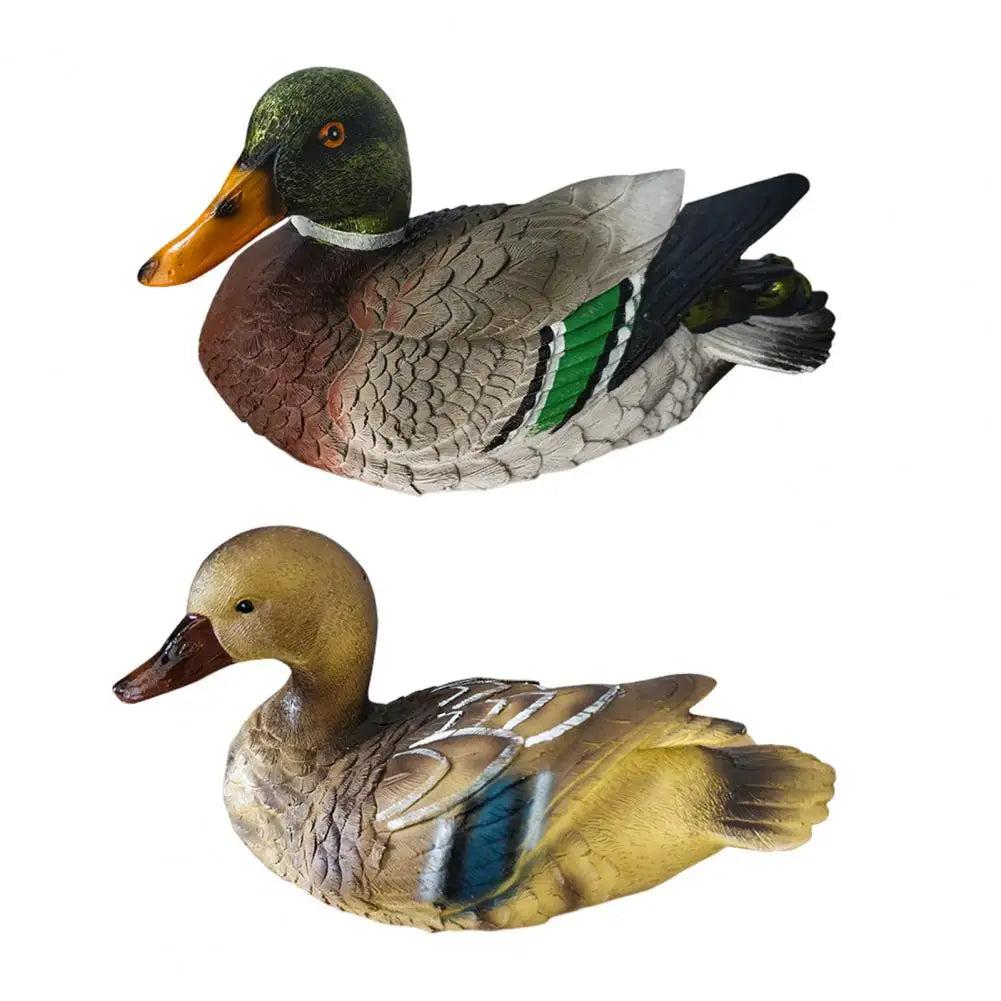 Floating Duck Sculpture Resin Duck Statue Garden Pond Landscape Decoration Floating Duck Outdoor Ornament Gift for Nature Lovers