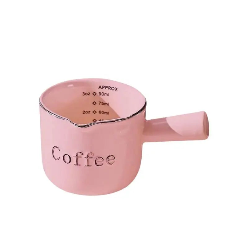 Ceramic Coffee Measuring Cup with Scale