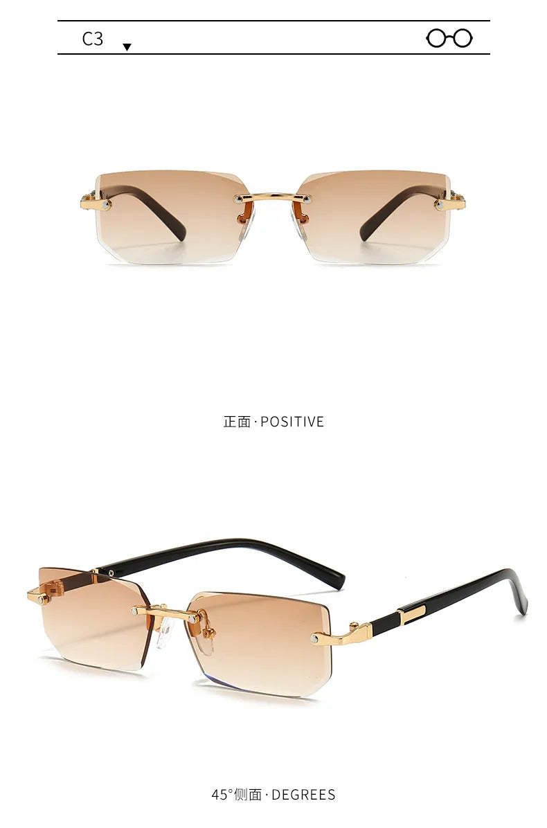Rimless Sunglasses