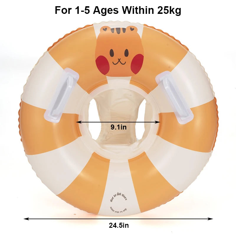Rooxin Pool Float Baby Swim Ring Tube Inflatable Swimming Seat Ring For Kid Child Swimming Circle Beach Water Play Equipment