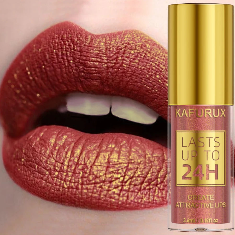 14 Colors Glitter Metallic Lip Glaze