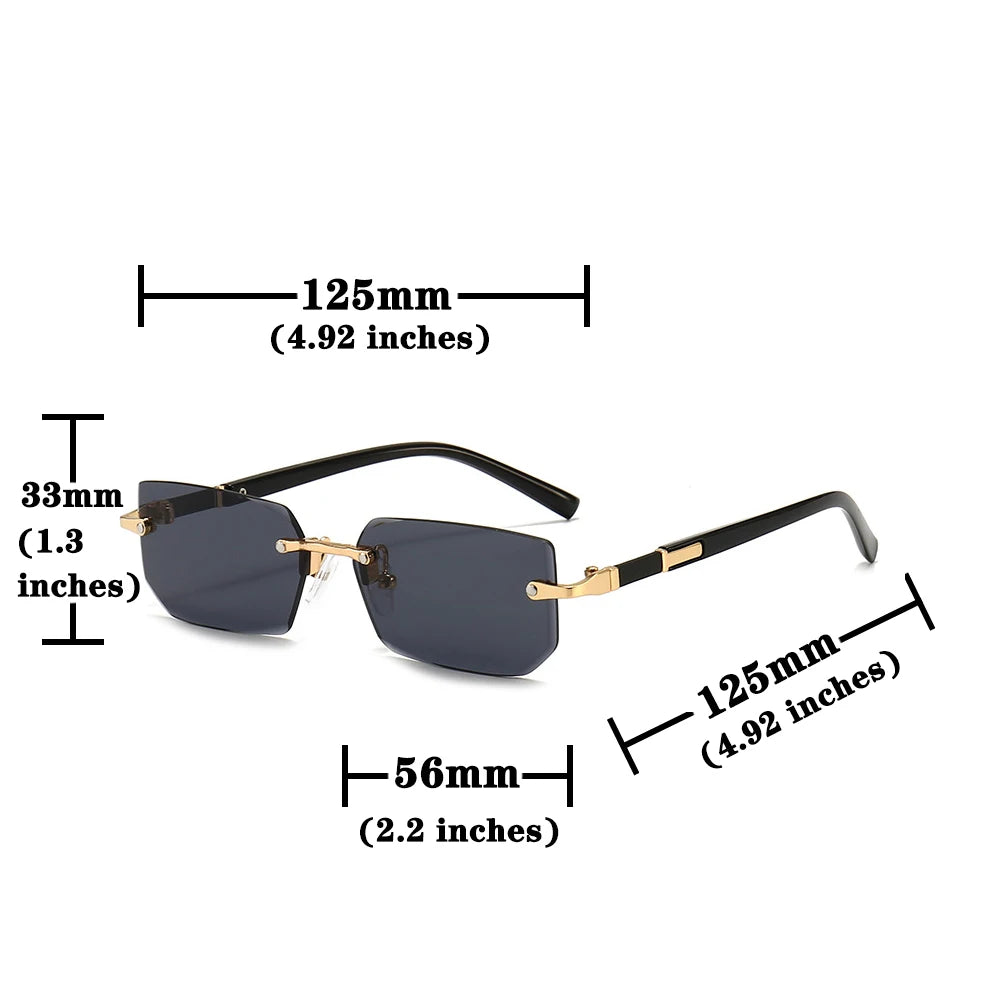 Rimless Sunglasses
