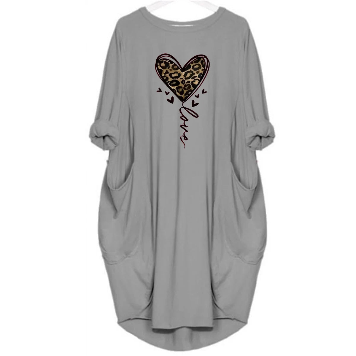 Heart Shaped  Tee Dress