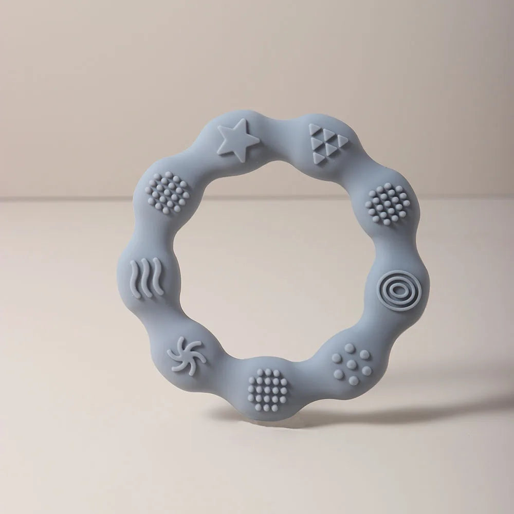silicone ring teether