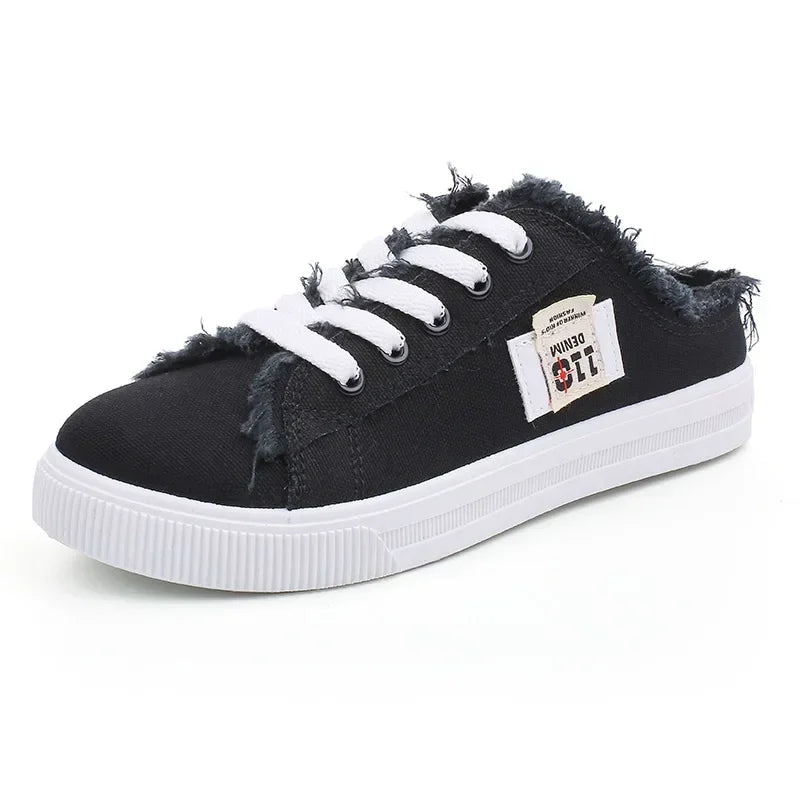 Canvas Sneaker Low Top Denim Slip ons