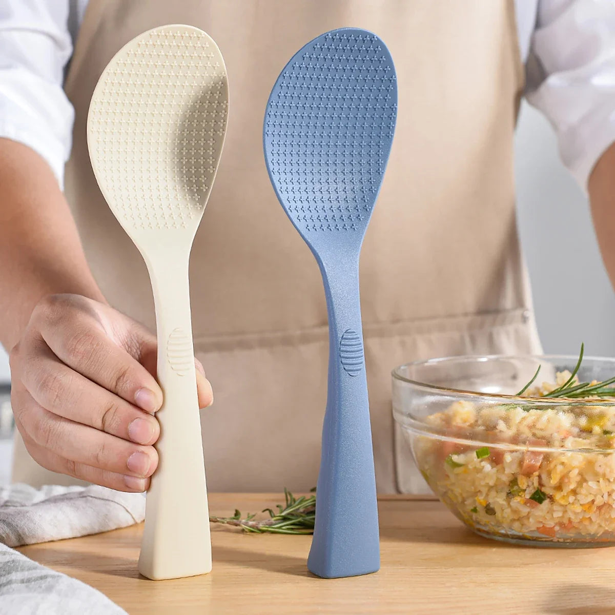 1PC Food Grade Silicone Rice Spoon