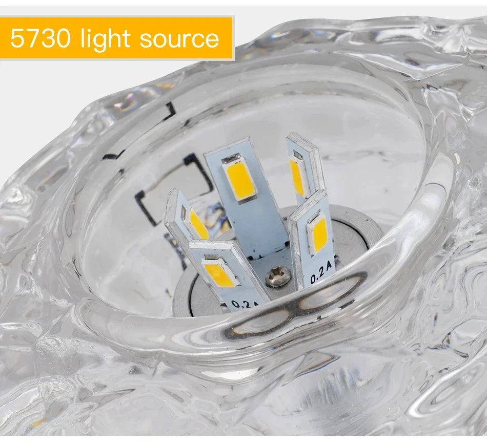 LED Ceiling Lamp for Aisle, Flush, Living Room, Crystal Corridor, Porch Light, Front Porch, Porch Light