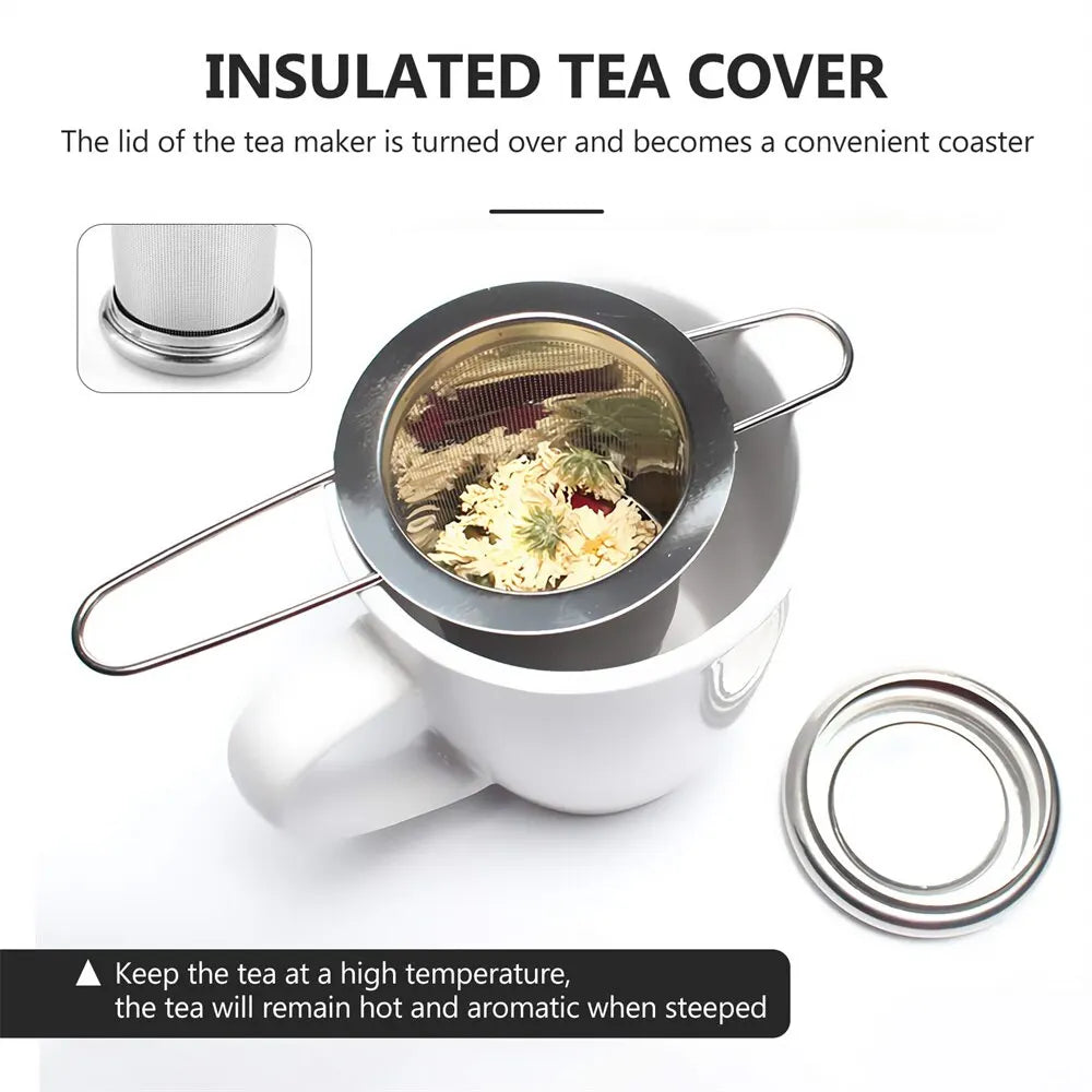 Stainless Steel Mesh Tea Infuser with Lid