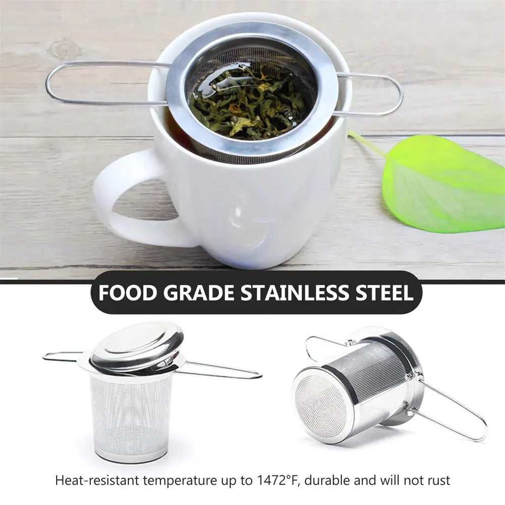 Stainless Steel Mesh Tea Infuser with Lid